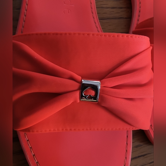 Kate Spade Neon Orange/Pink Sadie Sandals Size 8 - Picture 16 of 17